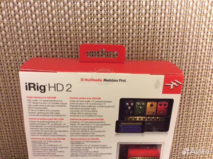 Цифровой гитарный интерфейс iRig HD 2
