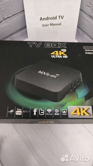 Smart tv андроид приставка тв-BOX 4K Wi-fi