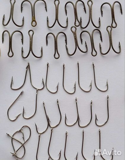Крючки рыболовные, мормышки, муха. СССР