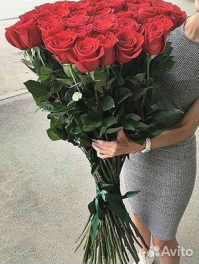 Высокие розы Букеты с доставкой