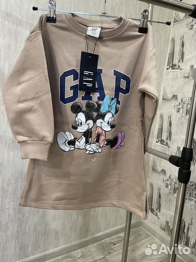 Платье туника gap для девочки 86 92 98 104 110