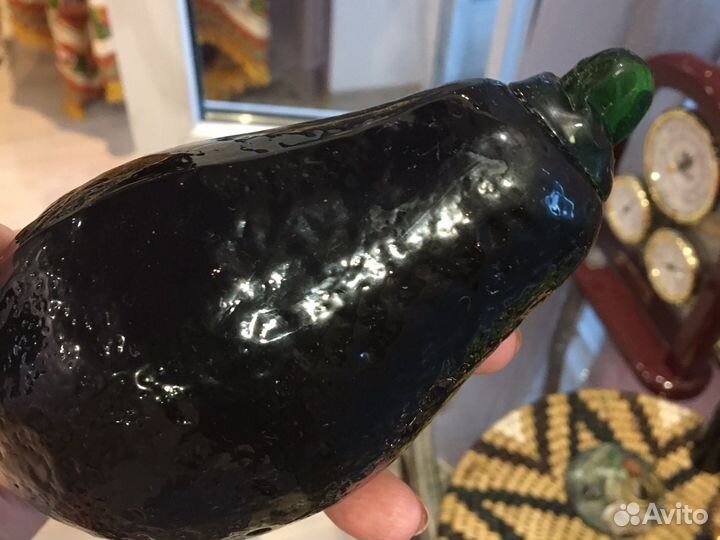 Выдувное цветное стекло, фрукты, винтаж