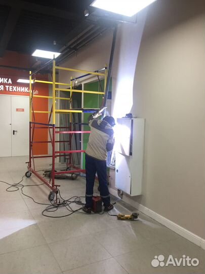 Установка пожарных кранов