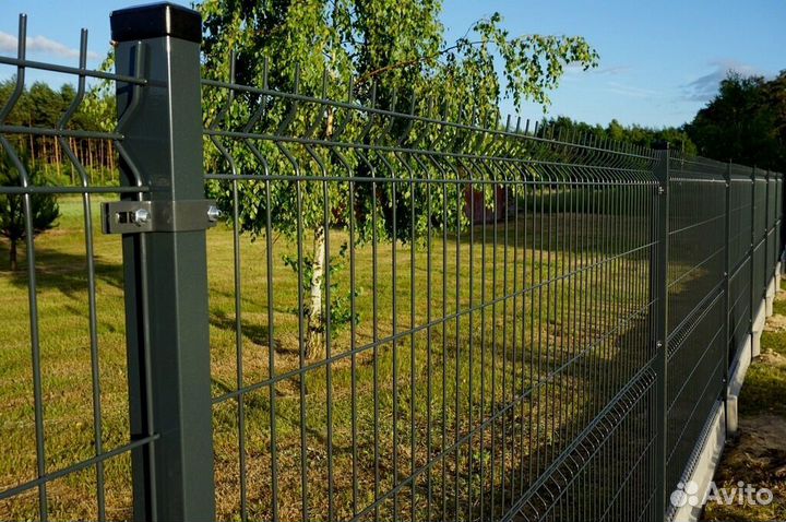 Забор 3D секции крепления доставка