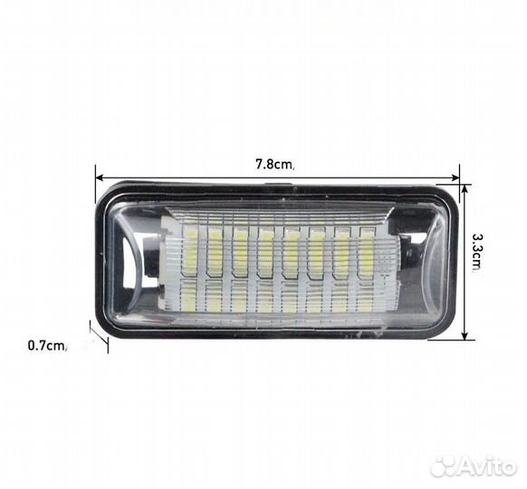 Подсветка номера Subaru Forester Legacy Impreza