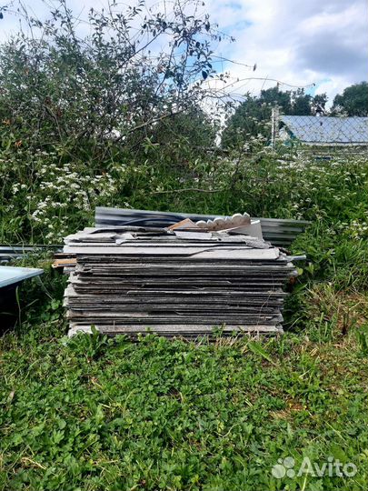 Шифер волновой бу