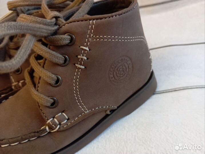 Ботинки zara натуральная кожа 21 22