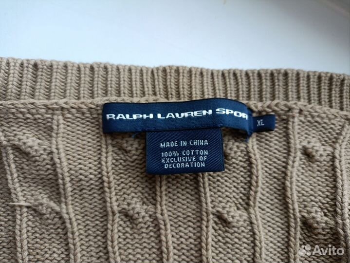 Женская кофта Ralph Lauren Sport 48 50 хлопок