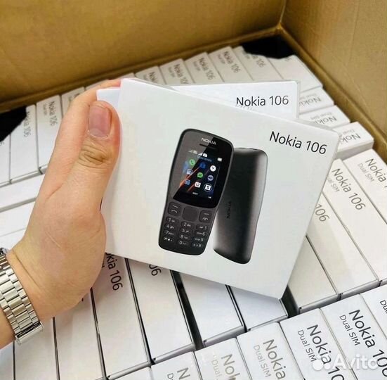 Телефон nokia 106 2sim новый