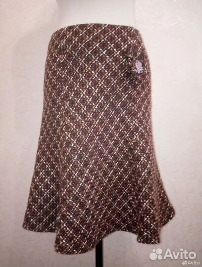 Твидовая юбка 46 размер