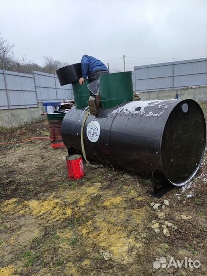 Установка септика под ключ