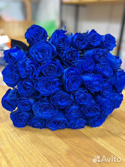 Розы синие:Букеты на заказ