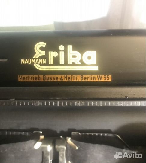 Пишущая машинка Erika. Германия