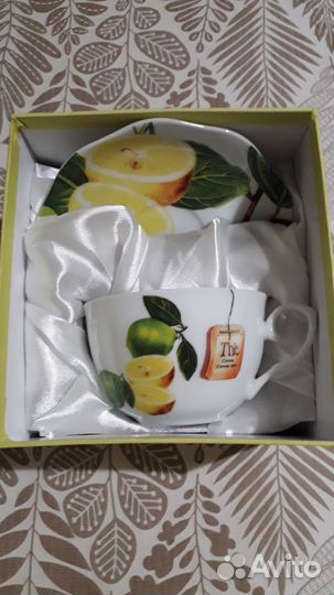 Чайная пара фарфор