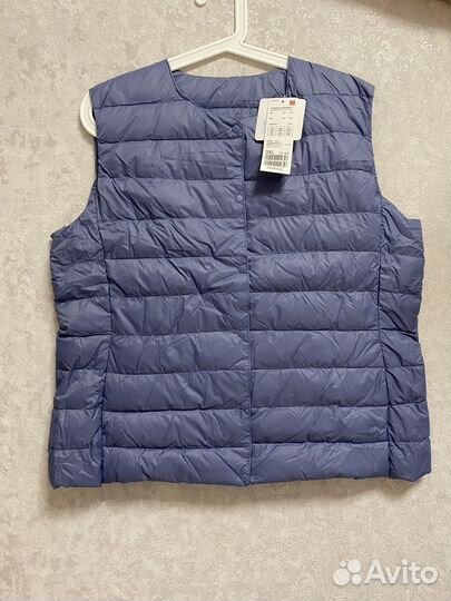 Ультралегкий пуховый жилет новый
