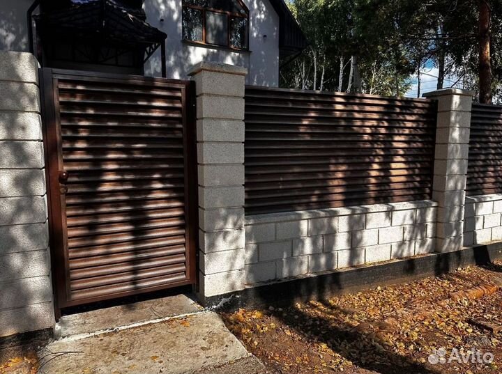 Забор жалюзи под заказ