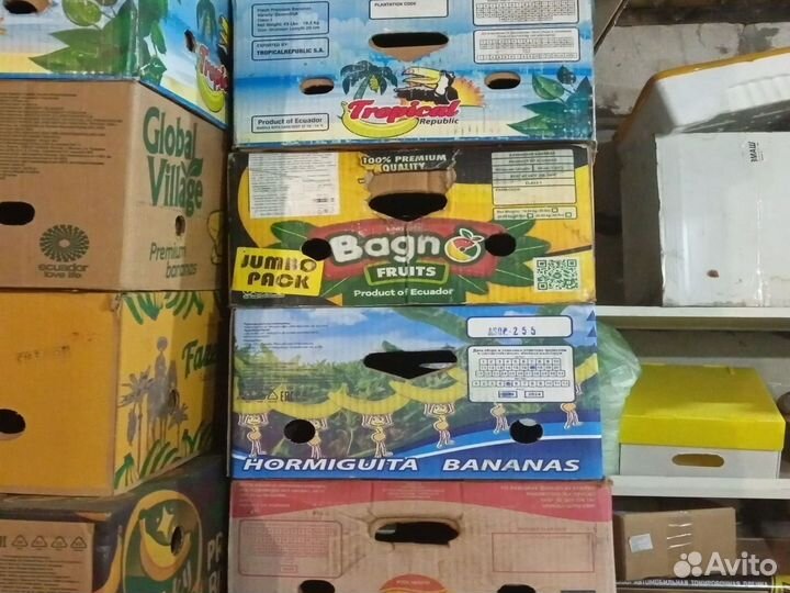 Коробки банановые бу