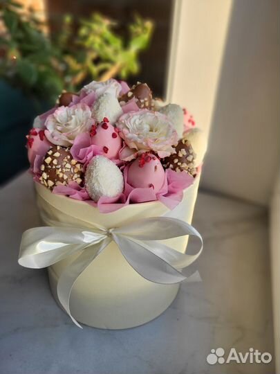 Букет из клубники в шоколаде