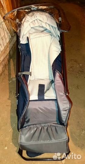 Детские санки коляска