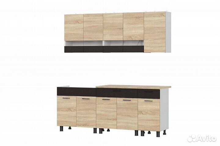 Кухонный гарнитур 2 м. кг-02 (И)