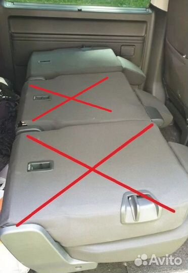 Сиденье второго ряда VW Т6, VW Т5, VW Т6.1