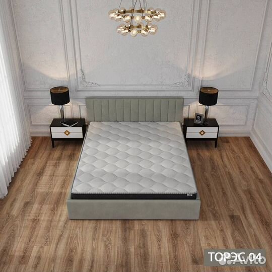 Кровать двуспальная с матрасом