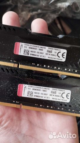Оперативная память ddr4 16gb (2*8) 2997