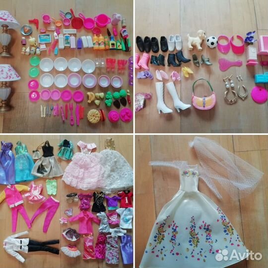 Аксессуары для барби Обувь Одежда 90х - 2000х