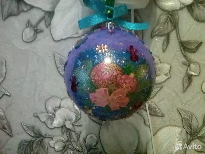 Елочные игрушки, новогодний шар