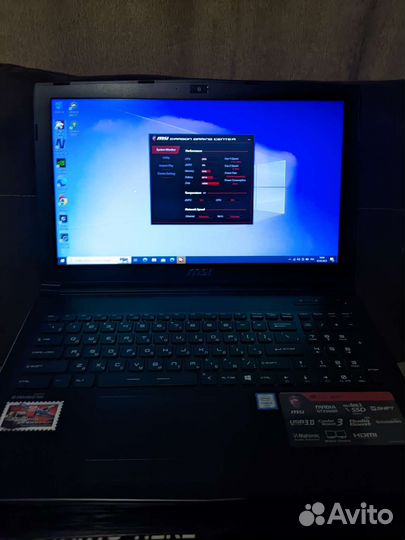 Игровой ноутбук msi