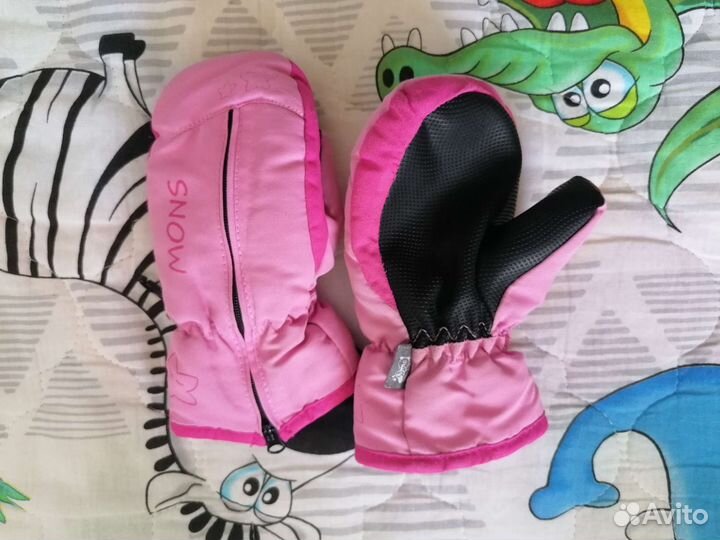 Краги варежки на 4-6 лет