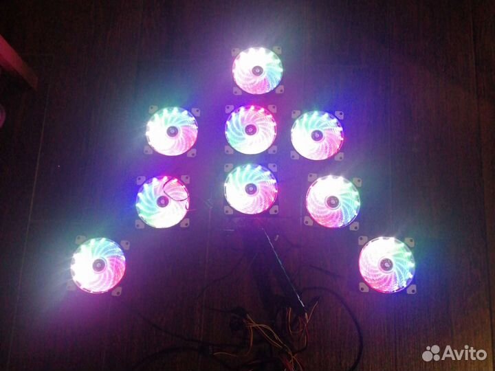 Вентиляторы 120 мм 1200 оборотов LED