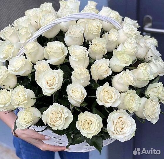 Розы высокие Доставка цветов