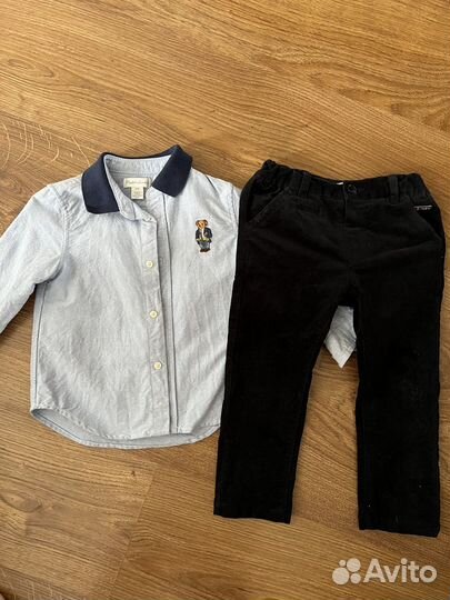 Рубашка для мальчика Ральф Лорен и брюки 92 см