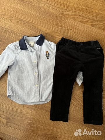 Рубашка для мальчика Ральф Лорен и брюки 92 см