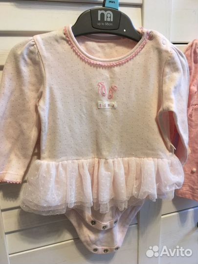 Платье-боди для девочки mothercare