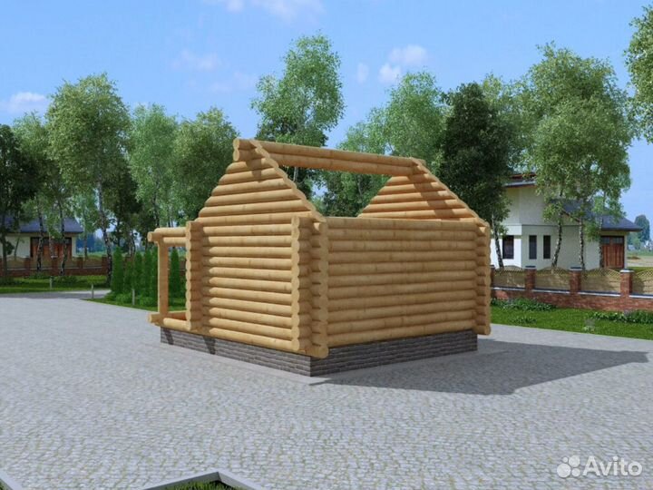 Баня из сруба