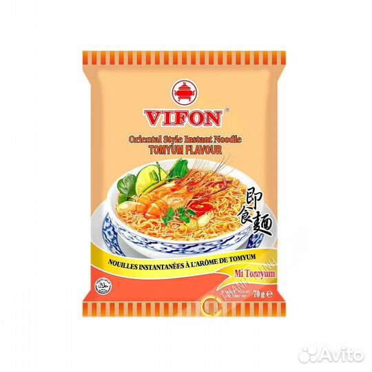 Лапша Vifon Oriental Style Instant Noodle tomyum F