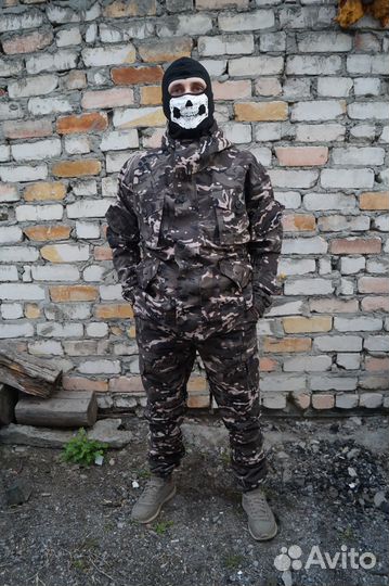 Костюм летний Горка 8 темный мультикам эконом