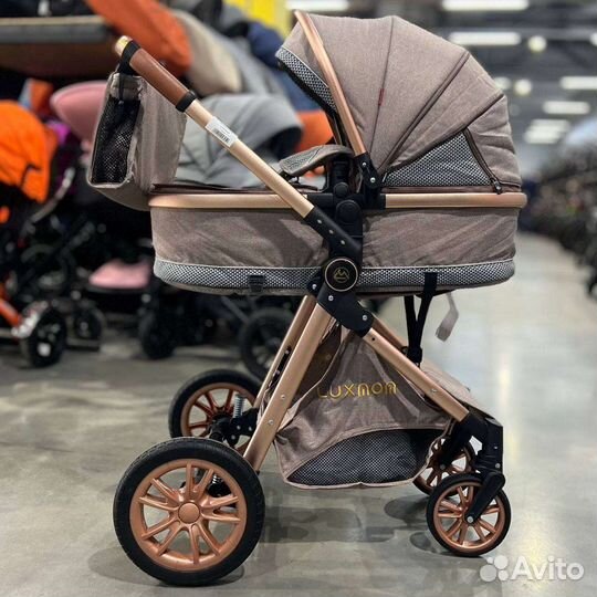 Коляска 2 в 1 Luxmom V9, самая легкая и компактная