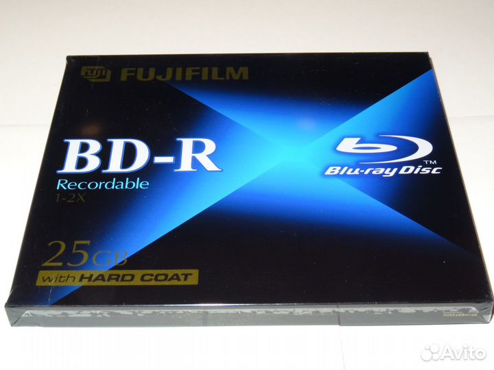 Blu-ray Fujifilm BD-R 25GB 1x 2x Япония Запечатан