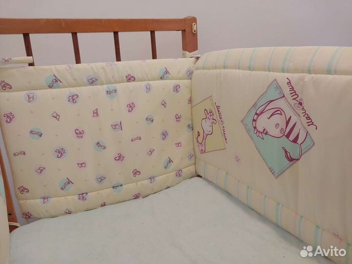 Бортики в кроватку новые