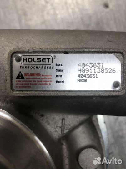 Турбокомпрессор holset 4043631