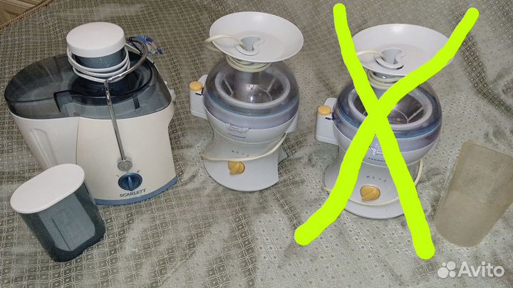 Соковыжималки. Scarlett новая и Ладомир-10 б/у