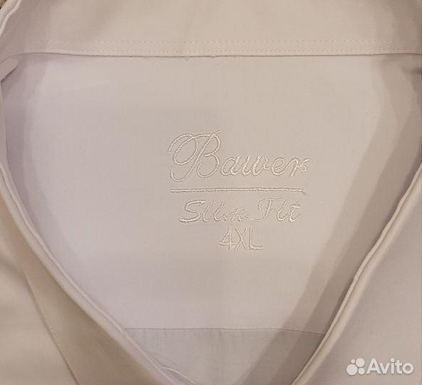 Рубашка белая Bawer Ворот44-45 XXL Турция