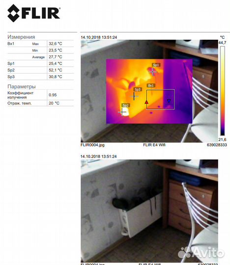Обследование тепловизором