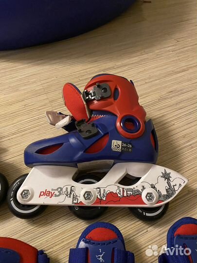 Детские ролики и защита (26-28р)