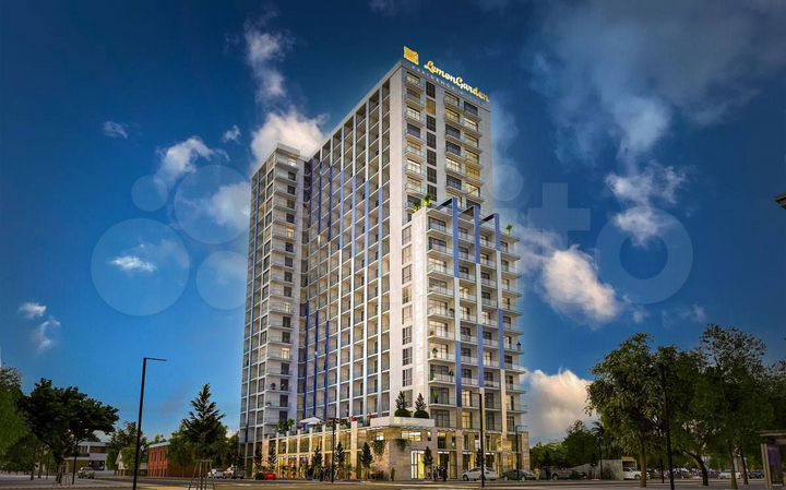 Квартира-студия, 59,8 м² (Грузия)