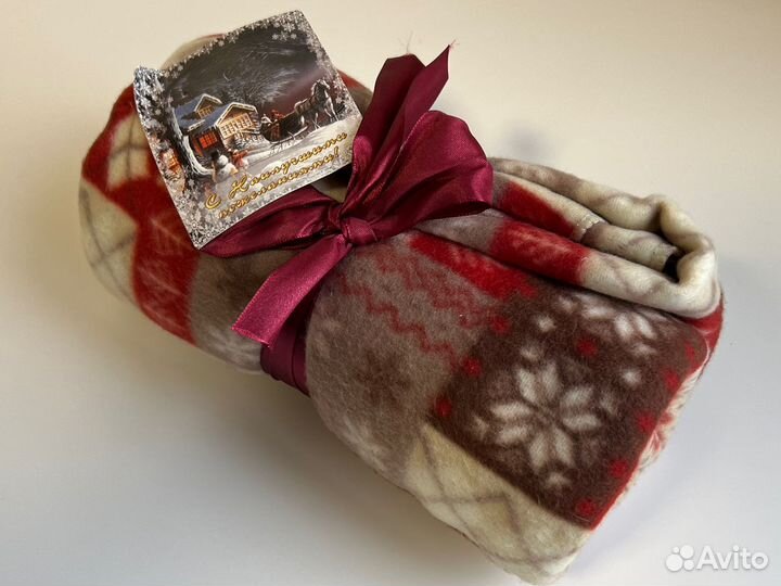 Плед флисовый новый