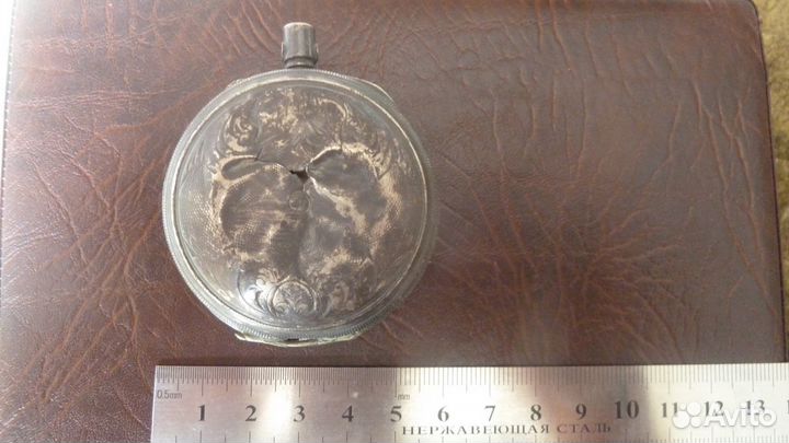 Серебряные карманные часы - 19 век. торг. обмен